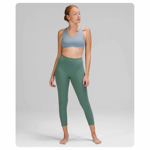 ★ Lululemon Wunder Under High-Rise Crop Full-On Luxtreme - Tidewater Teal ★ - Picture 12 of 17